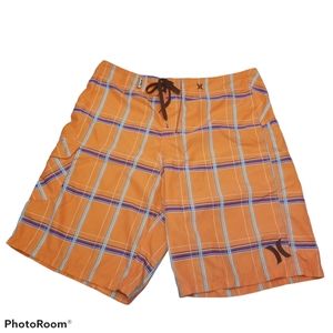 Hurley Plaid Board Shorts